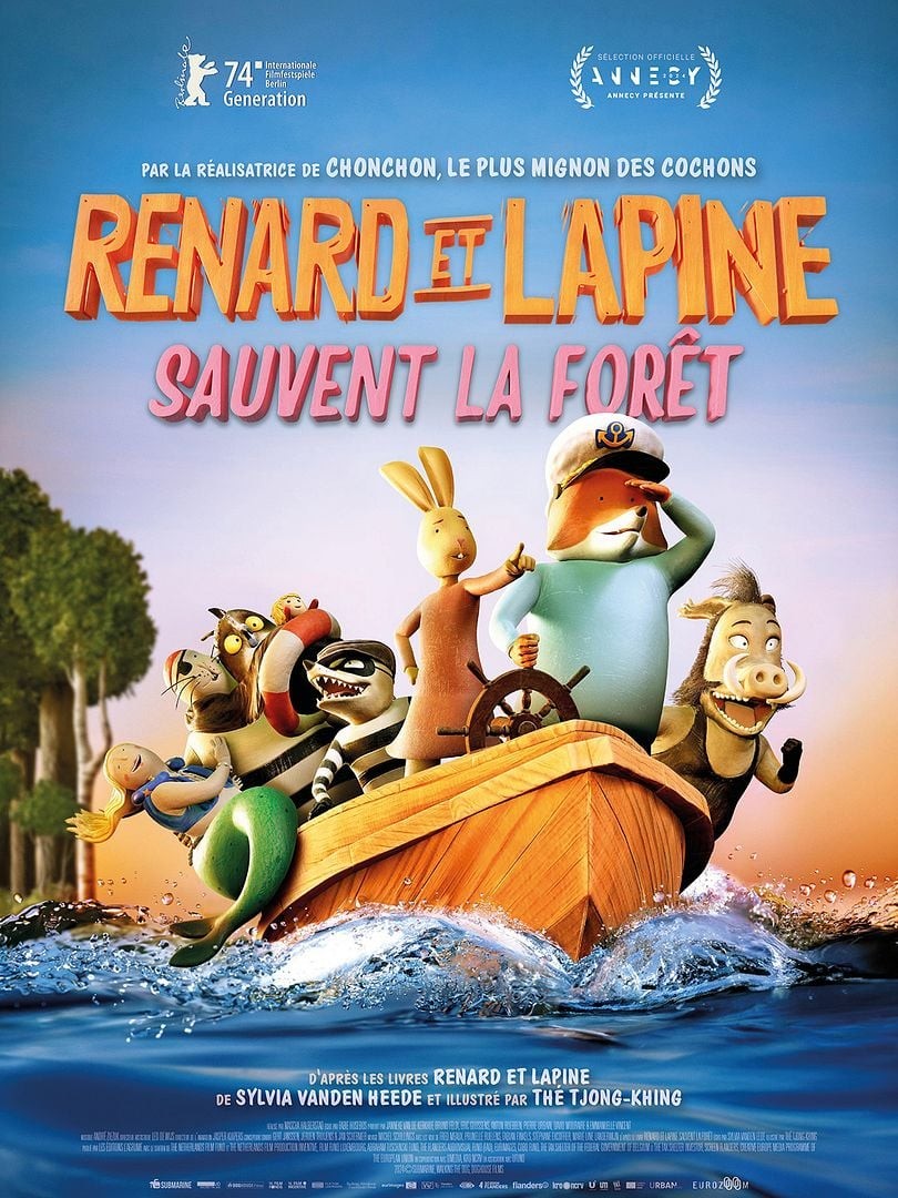 Renard et Lapine Sauvent la Forêt